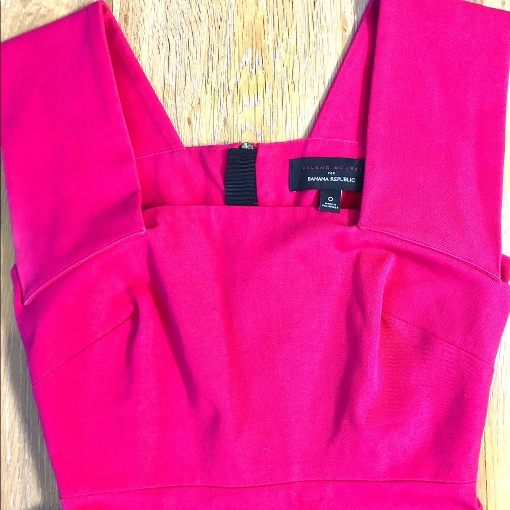Roland Mouret for Banana Republic pink dress 0 - Picture 5 of 7